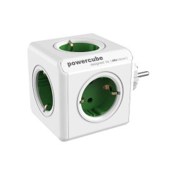 Allocacoc PowerCube Original 1100GN разклонител, 5 гнезда, зелен (8718444081128)