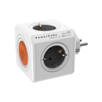 Allocacoc PowerCube Original Remote 1511WT разклонител с бутон, 4 гнезда, бял (8718444087076)