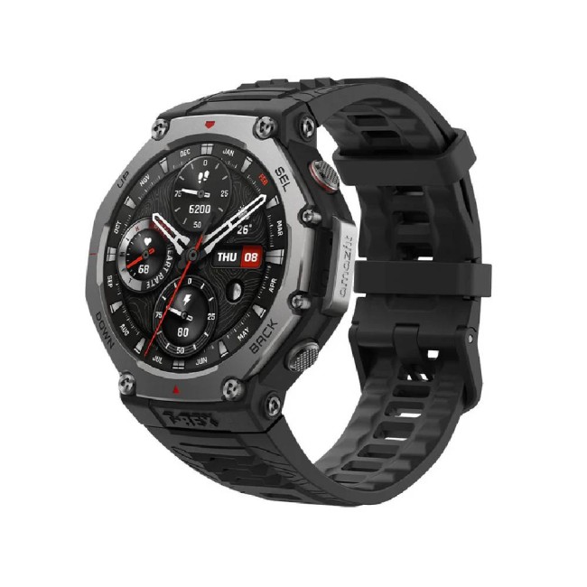Amazfit T-Rex 3 смарт часовник, 48 mm,1.5, черен Amazfit T-Rex 3 смарт часовник, 48 mm,1.5, черен