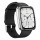 Amazfit ACTIVE 2 SQUARE NFC смартчасовник с кожена каишка, черен