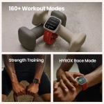 Amazfit Active 2 Square NFC смарт часовник с кожена каишка, черен Amazfit Active 2 Square NFC смарт часовник с кожена каишка, черен