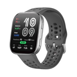 Amazfit Bip 6 смартчасовник, 1.97", тъмносив