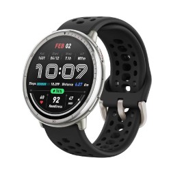 Amazfit Active 2 смартчасовник, силиконова каишка, черен