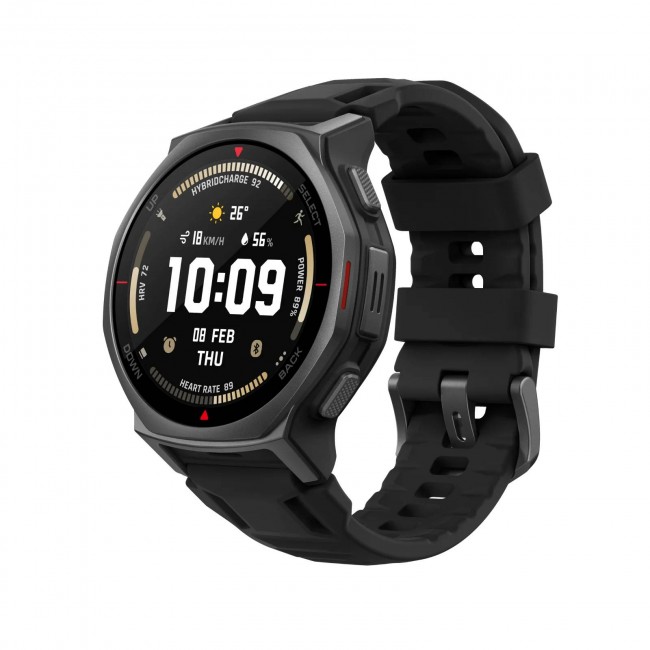 Amazfit T-Rex 3 Pro 44mm W2548GL5N смарт часовник, 1.32″ AMOLED, NFC, Tactical Black Amazfit T-Rex 3 Pro 44mm W2548GL5N смарт часовник, 1.32″ AMOLED, NFC, Tactical Black