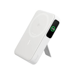 Anker A1654G21 MagGo външна безжична батерия 10000 mAh, Qi2 15 W, USB-C PD 27 W, бяла