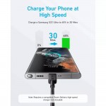 Anker 322 Кабел USB-C към USB-C, 0.9 м, черен