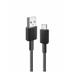 Anker 322 USB-A към USB-C кабел, 0.91 м, черен