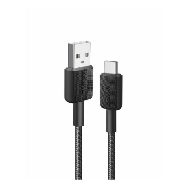 Anker 322 USB-A към USB-C кабел, 0.91 м, черен Anker 322 USB-A към USB-C кабел, 0.91 м, черен