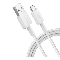Anker 322 USB-A - USB-C кабел, 90см, бял