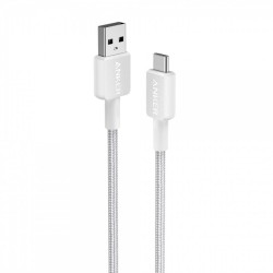 Anker 322 USB-A – USB-C кабел, 90 см, бял