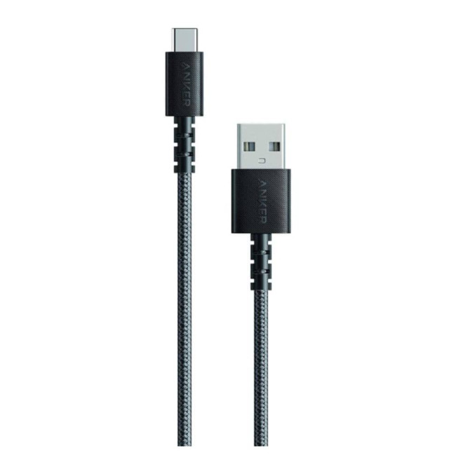 Anker PowerLine Select кабел за данни, USB-A - USB-C, 0.9м, черен