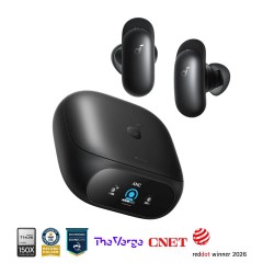 Anker Soundcore Liberty 5 Pro – TWS безжични слушалки с ANC 4.0, LDAC, Bluetooth 6.1, черни