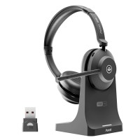 Axtel One BT Stereo Bluetooth слушалки със зарядна стойка и ENC микрофон