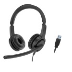 Axtel VOICE 28 USB-A жични стерео слушалки Axtel VOICE 28 USB-A жични стерео слушалки