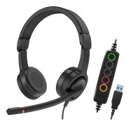Axtel VOICE UC40 Stereo жични слушалки, USB-A