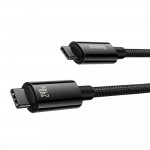 Baseus CAWJ040001 Tungsten Gold USB-C към USB-C кабел 240W, 1 м Baseus CAWJ040001 Tungsten Gold USB-C към USB-C кабел 240W, 1 м