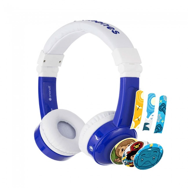BuddyPhones Inflight детски слушалки, 3.5 мм, сини BuddyPhones Inflight детски слушалки, 3.5 мм, сини