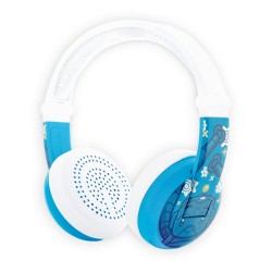 BuddyPhones Wave Robot детски слушалки, Bluetooth, Micro-USB, сини