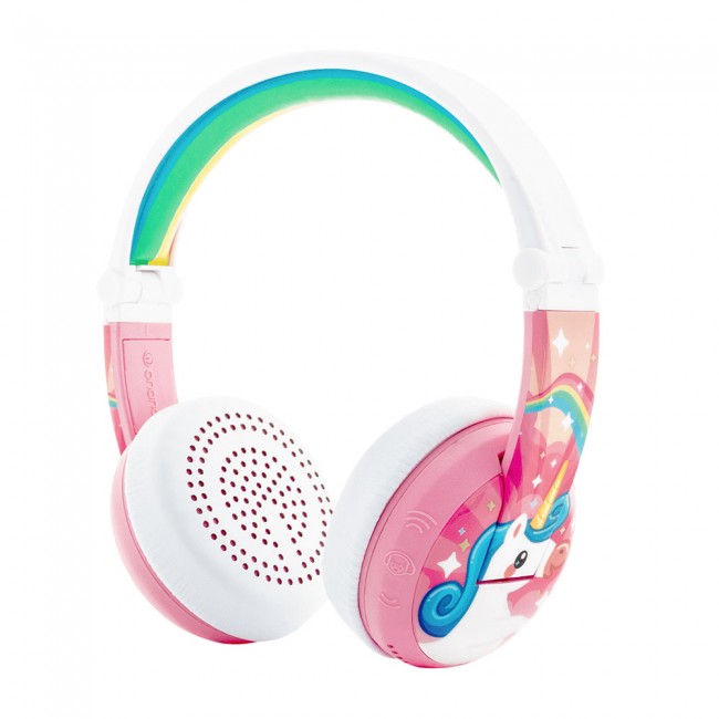 BuddyPhones Wave Unicorn детски слушалки, Bluetooth, Micro-USB, розови BuddyPhones Wave Unicorn детски слушалки, Bluetooth, Micro-USB, розови