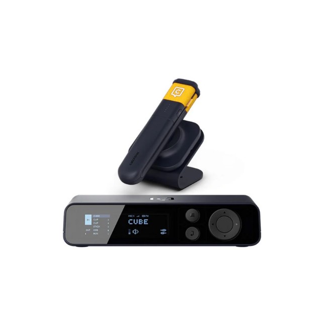 Catchbox Plus система с 2-канален Hub DSP приемник, микрофон Stick и зарядно, персонализируема