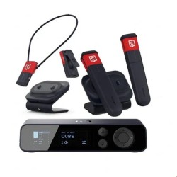 Catchbox Plus система с 4-канален Hub DSP приемник с мрежова свързаност и DANTE, 2 микрофона Clip, 2 микрофона Stick с включени зарядни, персонализируема
