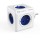 DesignNest PowerCube Original 1100BL разклонител, 5 гнезда, син (8718444085638)
