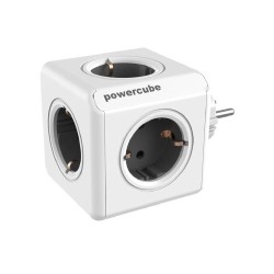 DesignNest PowerCube Original 1100GY- разклонител, 5 гнезда, сив