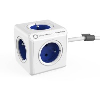DesignNest PowerCube Extended 1300BL разклонител, 5 гнезда, 1.5м кабел, син (8718444086932)