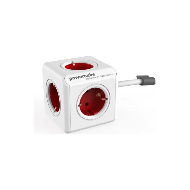 DesignNest PowerCube Extended 1307 разклонител, 4 гнезда, USB A+C, 3м кабел DE