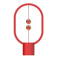 DesignNest Heng Balance Lamp Ellipse Plastic DH0075RD настолна лампа, USB-C, червена