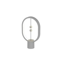 DesignNest Heng Balance Lamp Ellipse Mini Plastic DH0098LG настолна лампа, USB-C, светлосива