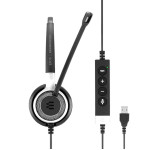 EPOS/Sennheiser IMPACT SC 660 стерео слушалки, USB-A, ANC, MS, UC, черни