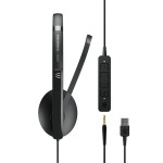 EPOS ADAPT 135 USB II моно слушалка, 3.5 мм, USB-A, MS, UC, черна