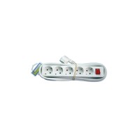 ETC 15-911 електрически разклонител с детска защита, 5 гнезда, 1,5 м кабел и ключ