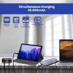 Ewent EW1164 външна батерия 20000mAh PD 65W с USB-C вход/изход Ewent EW1164 външна батерия 20000mAh PD 65W с USB-C вход/изход