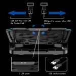 Ewent охлаждаща стойка за лаптоп с 6 вентилатора, 6 скорости и RGB LED подсветка, до 15.6" Ewent охлаждаща стойка за лаптоп с 6 вентилатора, 6 скорости и RGB LED подсветка, до 15.6"