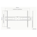 Ewent EW1504 Heavy-Duty фиксирана стойка XXL за телевизор 60–100", до 75 kg Ewent EW1504 Heavy-Duty фиксирана стойка XXL за телевизор 60–100", до 75 kg