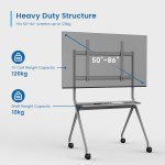 Ewent EW1542 Heavy-Duty стойка за телевизори 50"-86" с колела, до 120 kg Ewent EW1542 Heavy-Duty стойка за телевизори 50"-86" с колела, до 120 kg