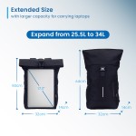 Ewent TRENDY ROLL раница за лаптоп 17.3" от водоустойчив Oxford 900D материал Ewent TRENDY ROLL раница за лаптоп 17.3" от водоустойчив Oxford 900D материал