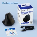 Ewent EW3208 вертикална безжична мишка с Bluetooth 5.1 и 2.4GHz Ewent EW3208 вертикална безжична мишка с Bluetooth 5.1 и 2.4GHz