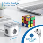 Ewent EW3863 Power Tower разклонител с 3 гнезда, USB-A и USB-C PD портове, защита от пренапрежение и детска защита Ewent EW3863 Power Tower разклонител с 3 гнезда, USB-A и USB-C PD портове, защита от пренапрежение и детска защита