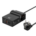 Ewent EW3992 GaN зарядна станция и разклонител 65W Ewent EW3992 GaN зарядна станция и разклонител 65W