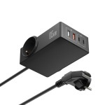Ewent EW3992 GaN зарядна станция и разклонител 65W Ewent EW3992 GaN зарядна станция и разклонител 65W