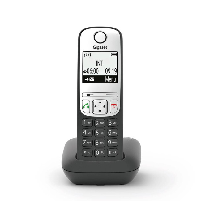 GIGASET A690 Dect телефон, зарядна станция, черен