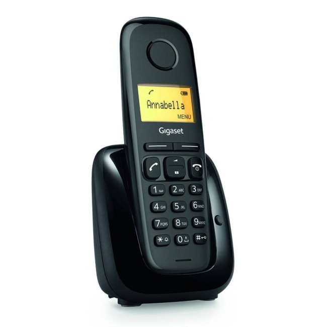 GIGASET A180 Dect телефон, черен