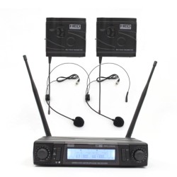 HED Audio WMS-01DUAL HS безжична система с две слушалки