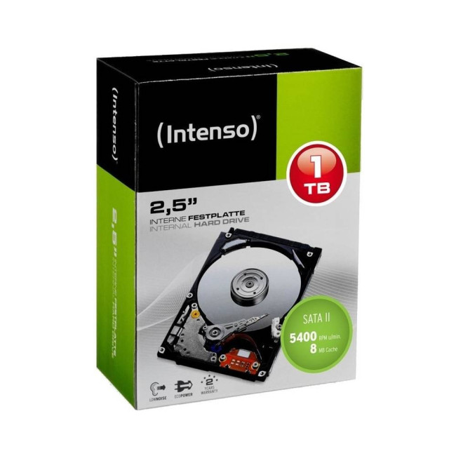 Intenso твърд диск, 2.5", 1TB, SATA II, 8MB