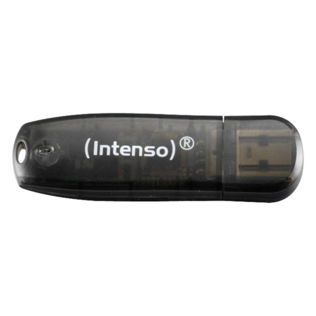 Intenso rainbow line флаш памет, 16GB, черна