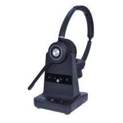 JPL Explore DECT стерео слушалки, Bluetooth, RJ-9, черен JPL Explore DECT стерео слушалки, Bluetooth, RJ-9, черен