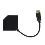 JPL DP – HDMI/VGA/DVI (A) кабел, Full HD, 0.18м, черен